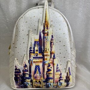 Disney Parks Exclusive Loungefly Cinderella’s Castle 50th Anniversary NWT